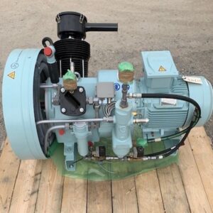 New Surplus Sauer Model 4P45l, 15 HP, Medium Pressure Air Compressor