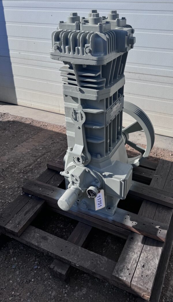 New Surplus Corken Model 691AM3FBANSNN Single-stage, Air-cooled Compressor Block C/w Flywheel