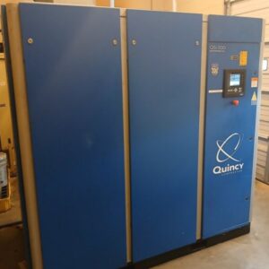 Fully Serviced Quincy Model QSI-500 Direct Drive, Rotary Screw Air Compressor