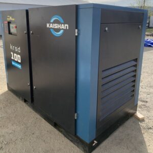 Low Hours, 2021 Kaishan Model KRSD-100 Direct Drive Rotary Screw Air Compressor