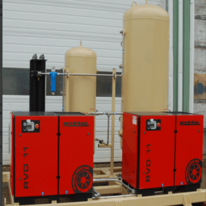 Duplex Mattei Rotary Instrument Air Compressor Package