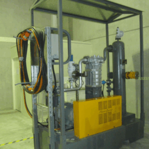 Reconditioned Corken Model D691, Oil-free, Single-stage, Gas Compressor Package
