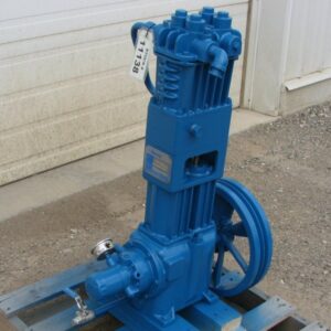 Good Used Hycomp Model 2AN8-321-AJMVO-20 Oil-Free, Two-stage, Air-Cooled Gas Compressor Block c/w Flywheel