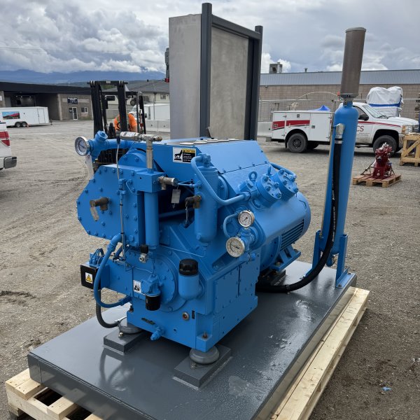 RECONDITIONED COMPAIR MAKO MODEL 5437 HIGH PRESSURE AIR OR INERT GAS COMPRESSOR - Image 2