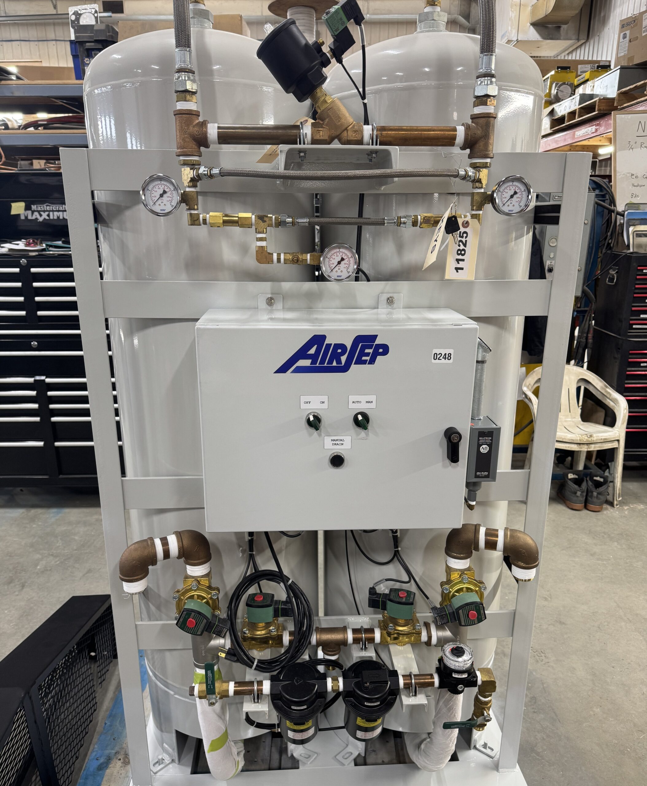 NEW SURPLUS AIR SEP MODEL AS-J PSA INDUSTRIAL OXYGEN GENERATOR - Image 3