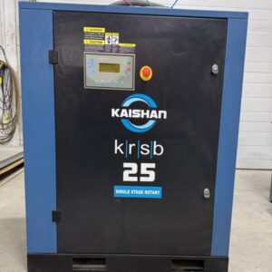 KAISHAN MODEL KRSB-25-125 AIR-COOLED, ROTARY SCREW AIR COMPRESSOR