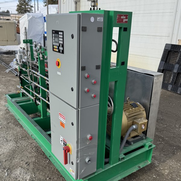 USED PRESSURE PRODUCTS INDUSTRIES (PPI) MODEL 4LX-122-080 TWO-STAGE DIAPHRAGM COMPRESSOR - Image 5