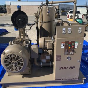 USED CURTIS MODEL RS200 AIR-COOLED ROTARY SCREW COMPRESSOR